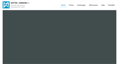 Desktop Screenshot of matter-ammann.ch